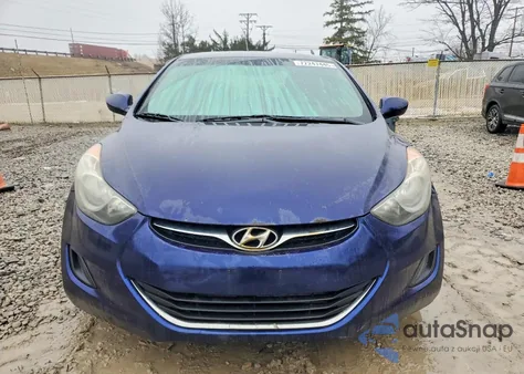 2013 Hyundai Elantra Gls z USA, uszkodzony, nr VIN 5NPDH4AE6DH153180